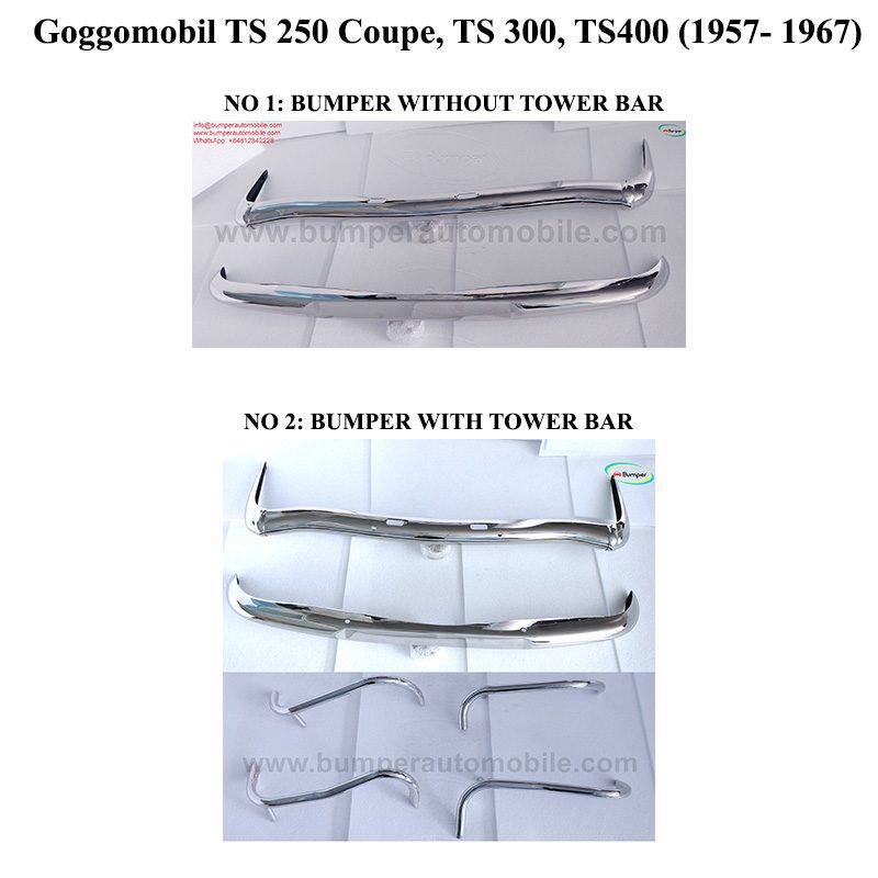 Goggomobil TS250 Coupe, TS300, TS400 (1957- 1967) Bumpers